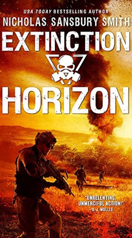 Book cover for "Extinction Horizon" by Nicholas Sansbury Smith