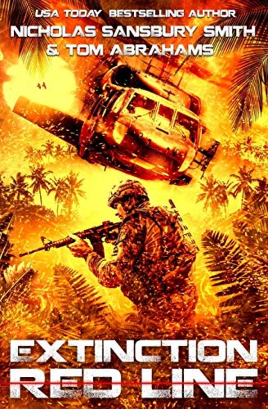Book cover for "Extinction Red Line" by Tom Abrahams