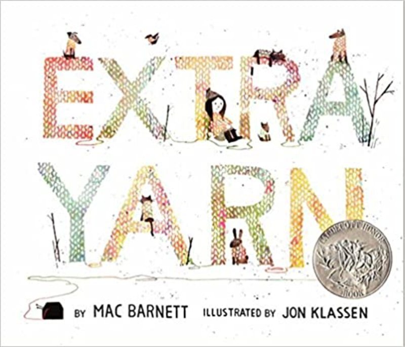 Book cover for "Extra Yarn" by Mac Barnett