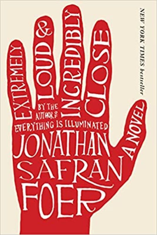 Book cover for "Extremely Loud and Incredibly Close" by Jonathan Safran Foer