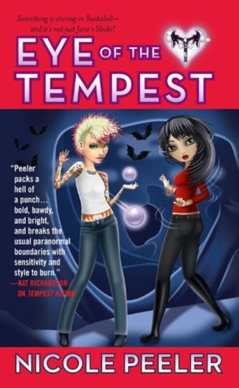 Book cover for "Eye of the Tempest" by Nicole Peeler