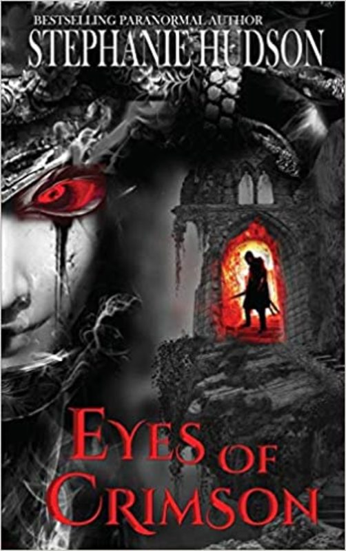 Book cover for "Eyes of Crimson" by Stephanie Hudson