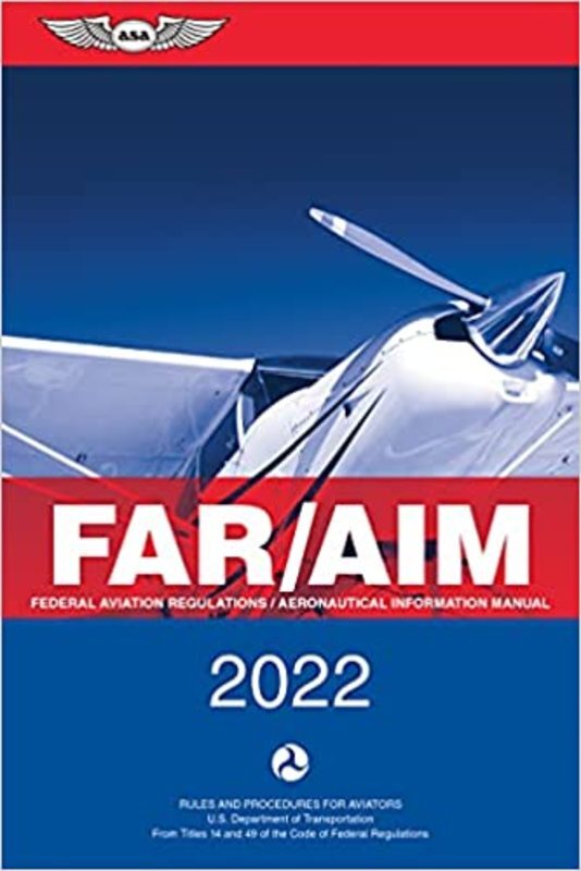 Book cover for "FAR/AIM 2022" by Federal Aviation Administration (FAA)