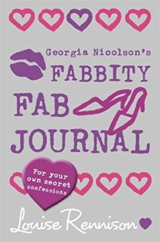 Book cover for "Fabbity Fab Journal" by Louise Rennison