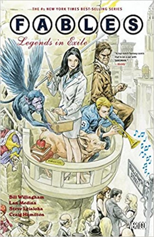 Book cover for "Fables, Vol. 1" by Bill Willingham