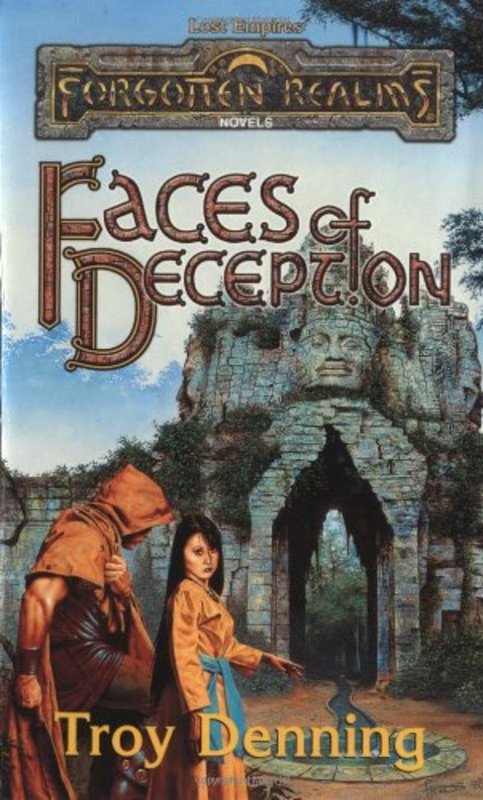 Book cover for "Faces of Deception" by Troy Denning
