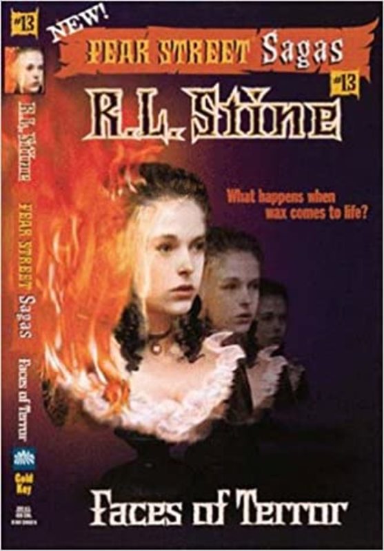 Book cover for "Faces of Terror" by R.L. Stine