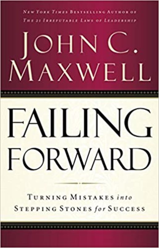 Book cover for "Failing Forward" by John C. Maxwell