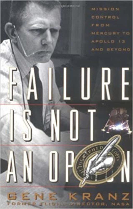 Book cover for "Failure Is Not an Option" by Gene Kranz