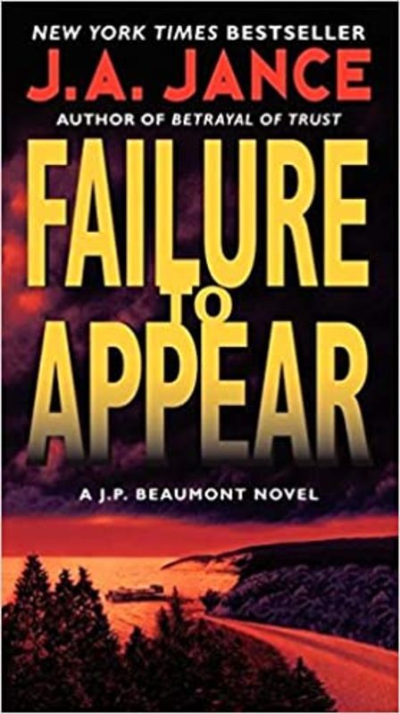 Book cover for "Failure to Appear" by J. A. Jance