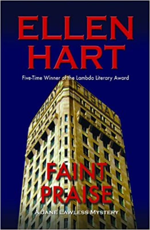 Book cover for "Faint Praise" by Ellen Hart