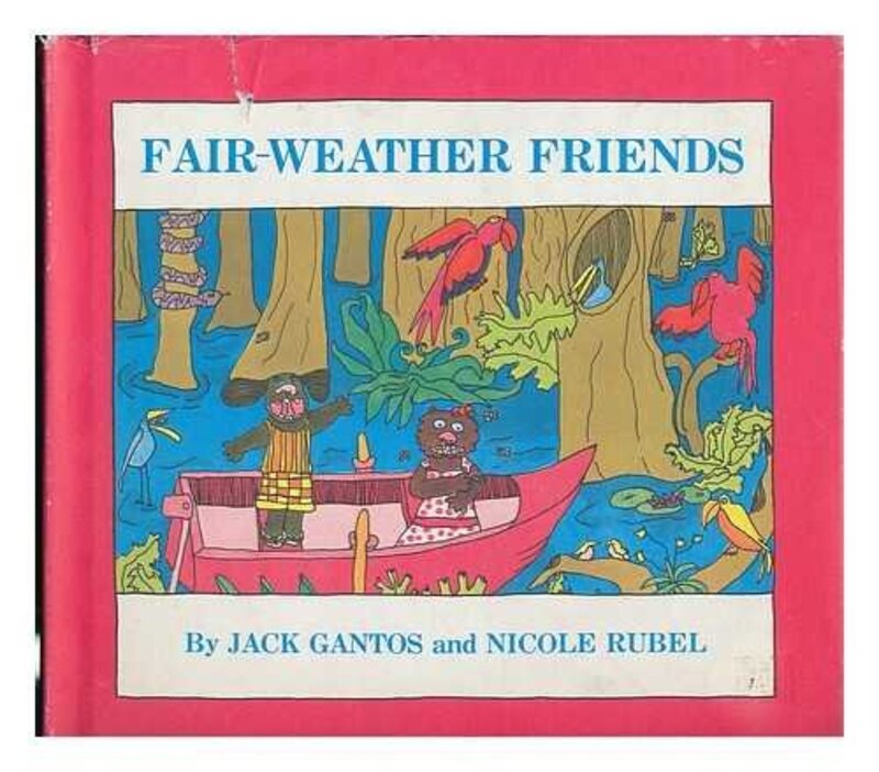 Book cover for "Fair-Weather Friends" by Jack Gantos