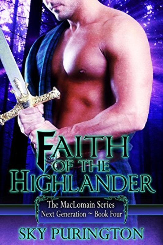 Book cover for "Faith of the Highlander" by Sky Purington