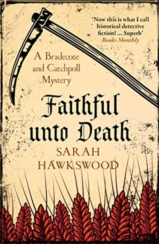 Book cover for "Faithful Unto Death" by Sarah Hawkswood