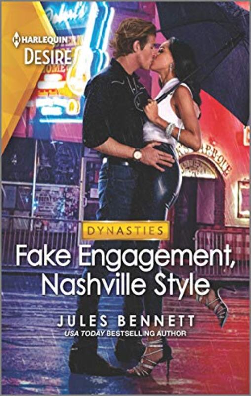Book cover for "Fake Engagement, Nashville Style" by Jules Bennett