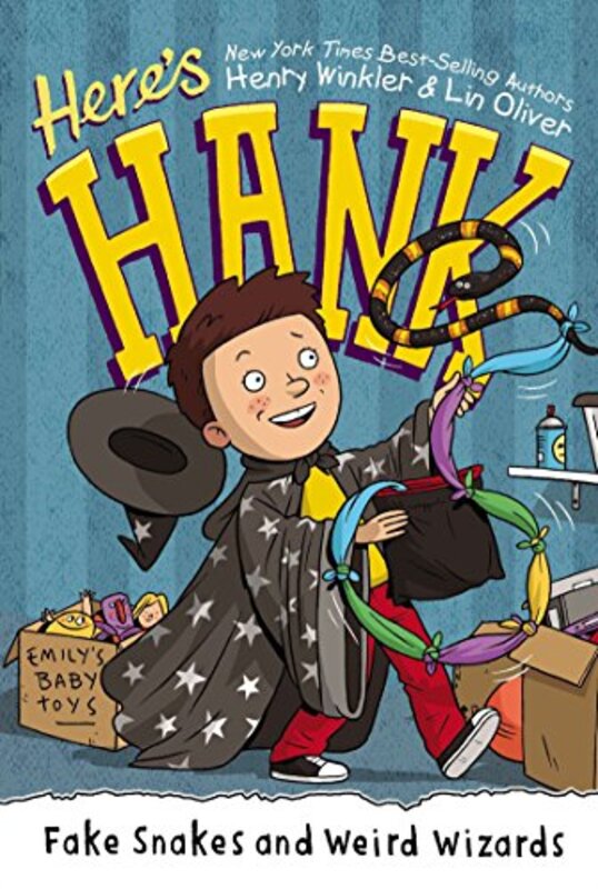 Book cover for "Fake Snakes and Weird Wizards" by Henry Winkler