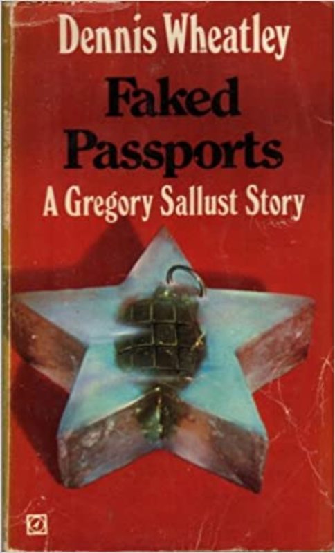 Book cover for "Faked Passports" by Dennis Wheatley