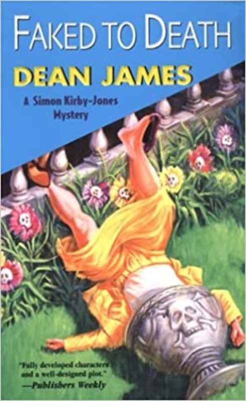 Book cover for "Faked to Death" by Miranda James
