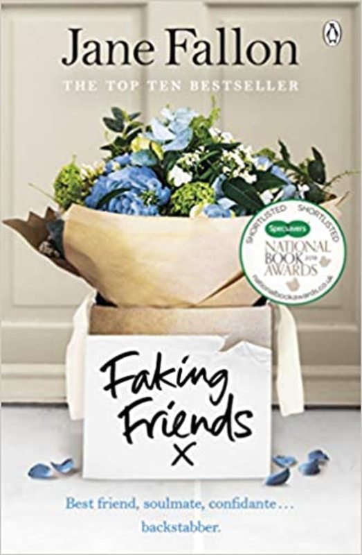Book cover for "Faking Friends" by Jane Fallon