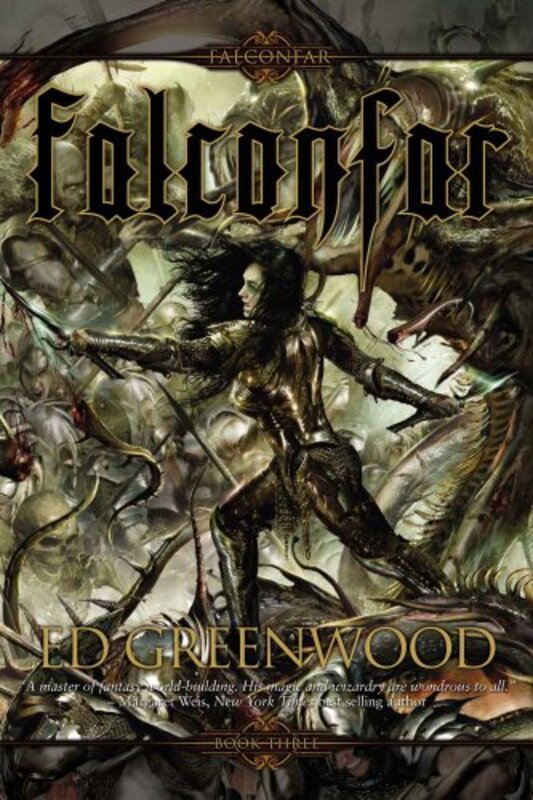 Book cover for "Falconfar" by Ed Greenwood