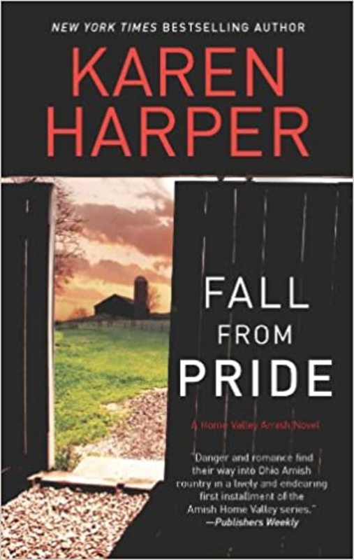 Book cover for "Fall from Pride" by Karen Harper