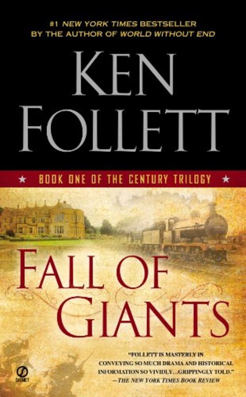 Book cover for "Fall of Giants" by Ken Follett