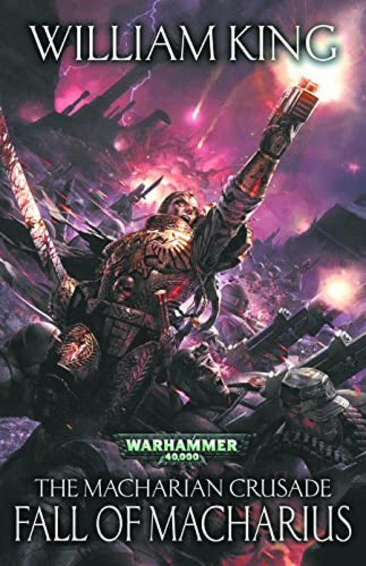 Book cover for "Fall of Macharius" by William King