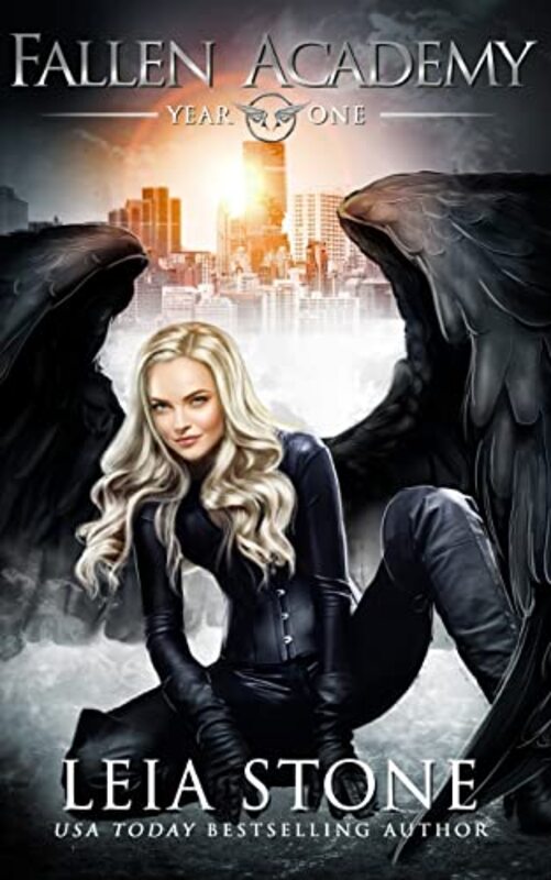Book cover for "Fallen Academy: Year One" by Leia Stone
