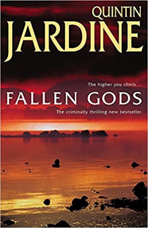 Book cover for "Fallen Gods" by Quintin Jardine
