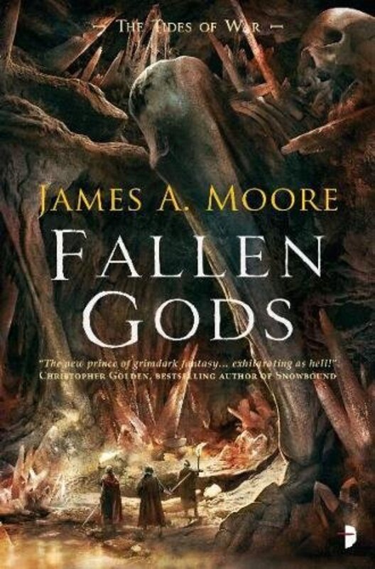 Book cover for "Fallen Gods" by James A Moore