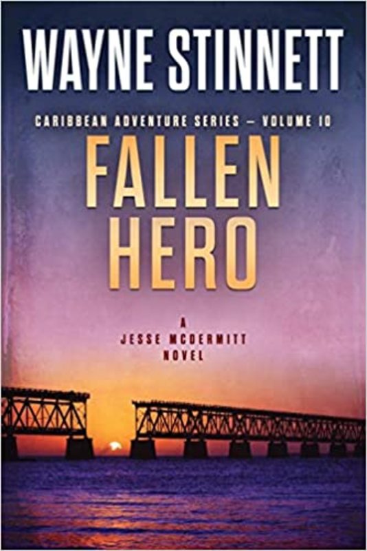 Book cover for "Fallen Hero" by Wayne Stinnett