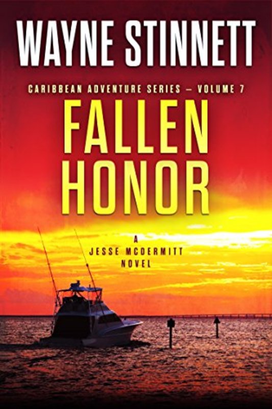 Book cover for "Fallen Honor" by Wayne Stinnett