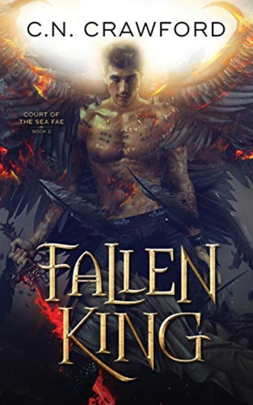 Book cover for "Fallen King" by CN Crawford