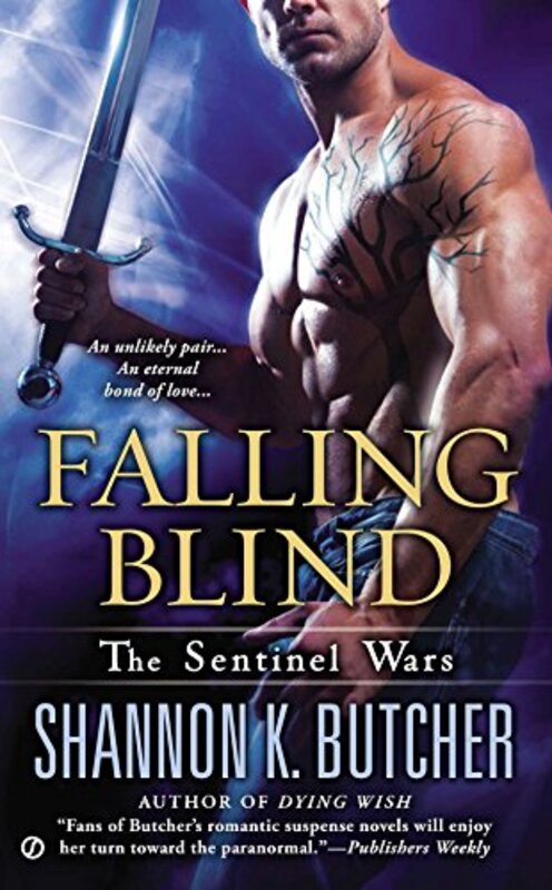 Book cover for "Falling Blind" by Shannon K Butcher
