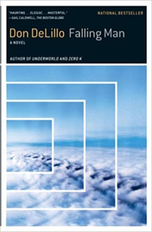 Book cover for "Falling Man" by Don DeLillo