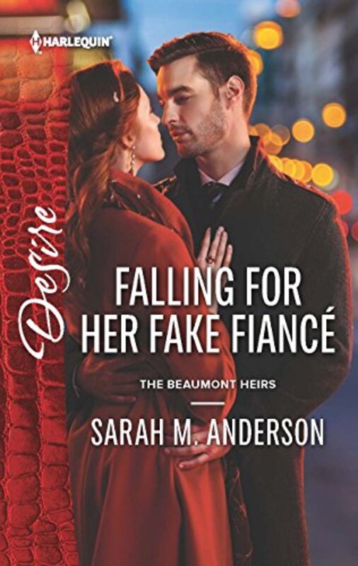 Book cover for "Falling for Her Fake Fiancé" by Sarah M Anderson