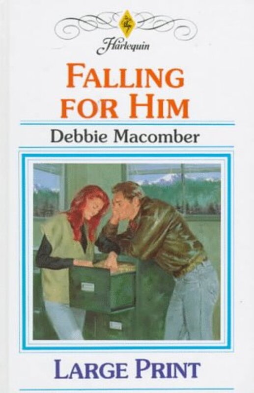 Book cover for "Falling for Him" by Debbie Macomber