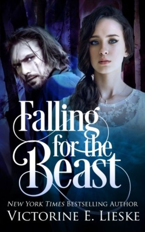 Book cover for "Falling for the Beast" by Victorine E Lieske