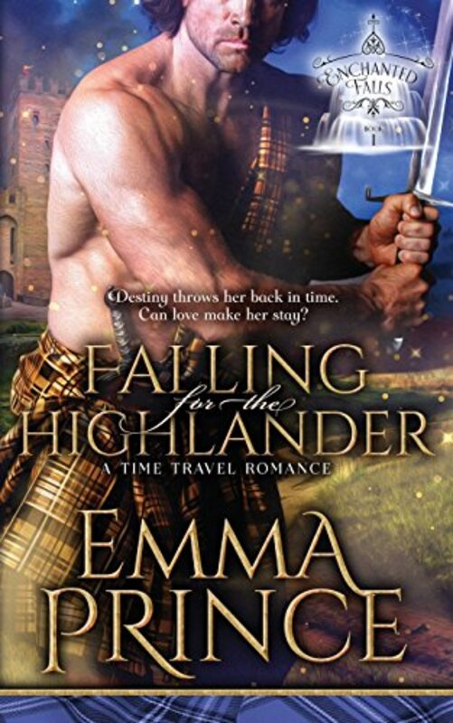 Book cover for "Falling for the Highlander" by Emma Prince