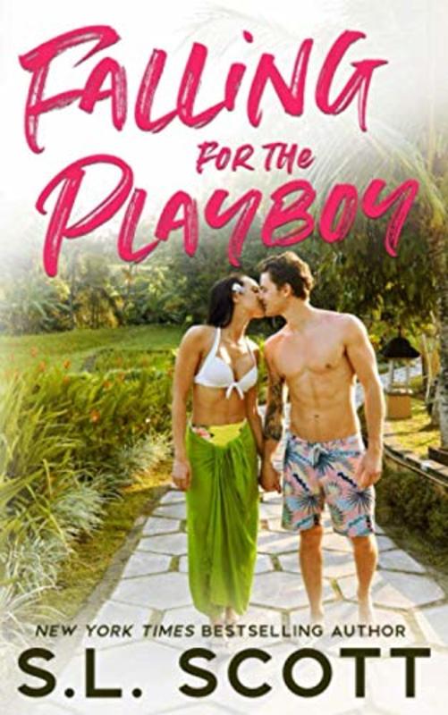 Book cover for "Falling for the Playboy" by SL Scott