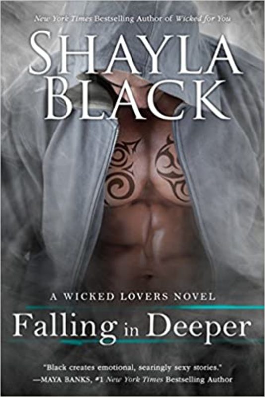 Book cover for "Falling in Deeper" by Shayla Black