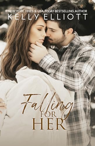 Book cover for "Falling for Her" by Kelly Elliot