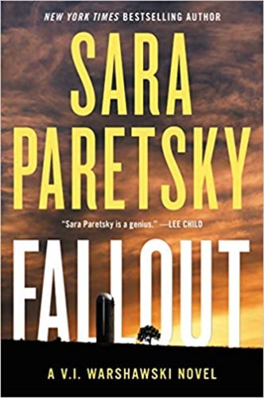 Book cover for "Fallout" by Sara Paretsky