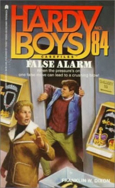 Book cover for "False Alarm" by Franklin W Dixon