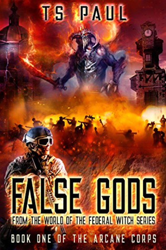 Book cover for "False Gods" by TS Paul