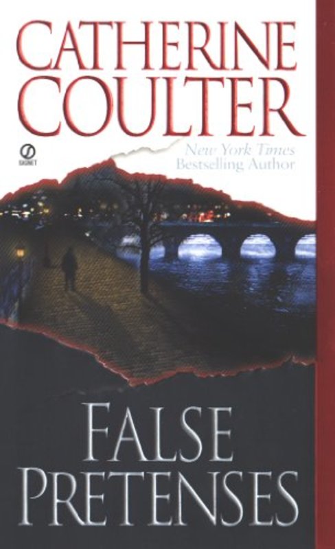 Book cover for "False Pretenses" by Catherine Coulter