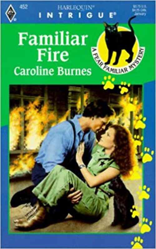 Book cover for "Familiar Fire" by Caroline Burnes