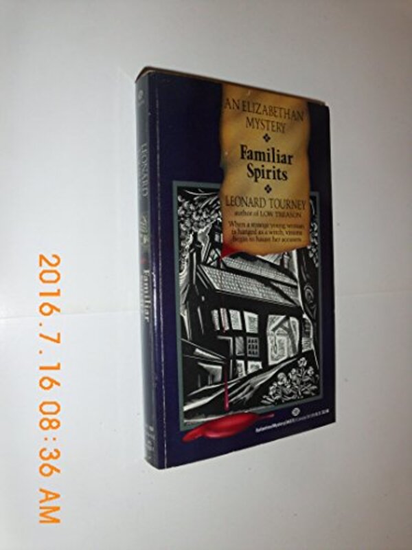 Book cover for "Familiar Spirits" by Leonard Tourney