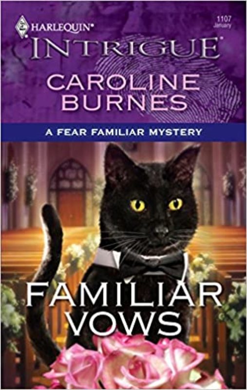 Book cover for "Familiar Vows" by Caroline Burnes