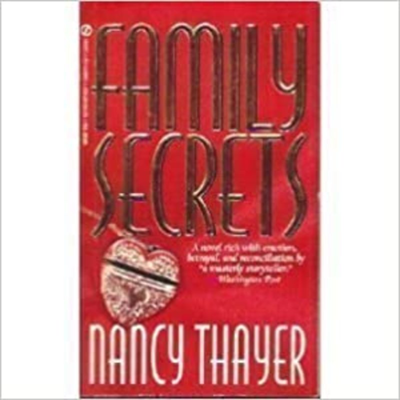 Book cover for "Family Secrets" by Nancy Thayer